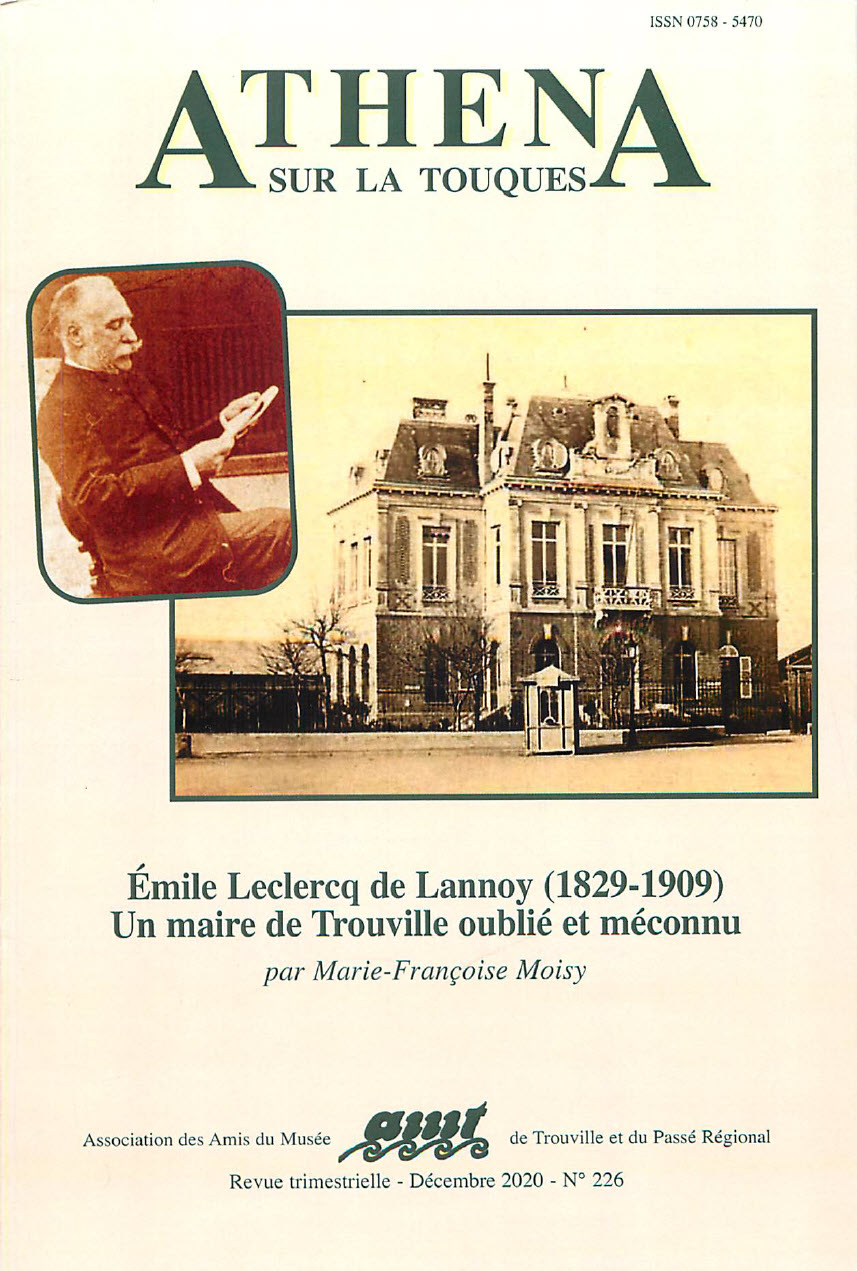mile Leclercq de Lannoy, un marie de Trouville oubli et mconnu, Athéna sur la Touques 226